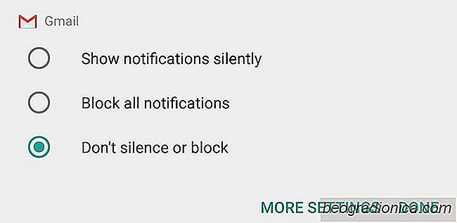 Activation des notifications silencieuses pour une application dans Android 7.0