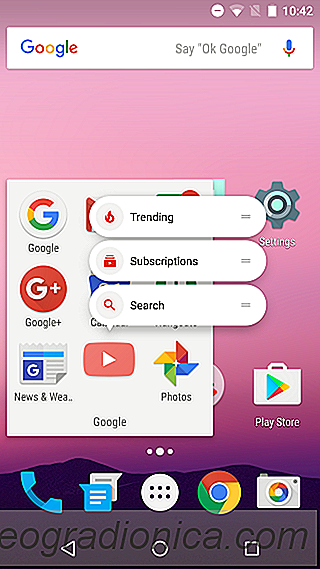 Comment utiliser les raccourcis d'application dans Android 7