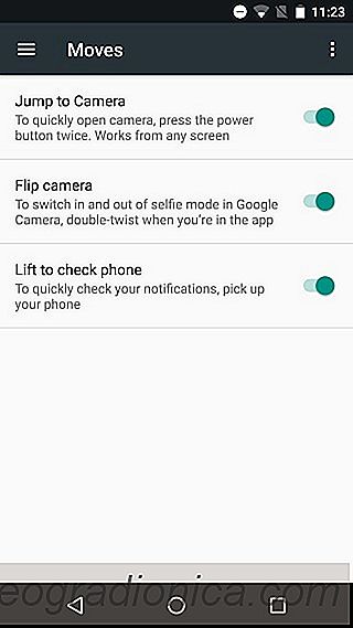 Comment utiliser la caméra Flip Déplacer dans Android 7
