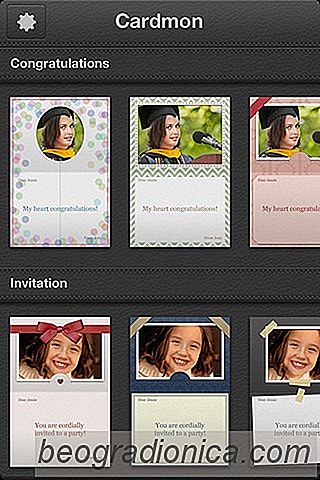 Cardmon pour iPhone: Créez et partagez des cartes de vœux personnalisées avec des amis