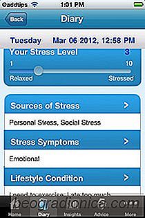 Stress Tracker pour iPhone: identifiez et connectez vos motifs d'anxiété