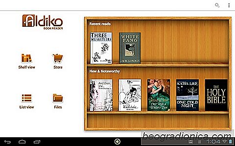 Version Tablet Optimisée de eBook Reader Aldiko Sortie [Android]