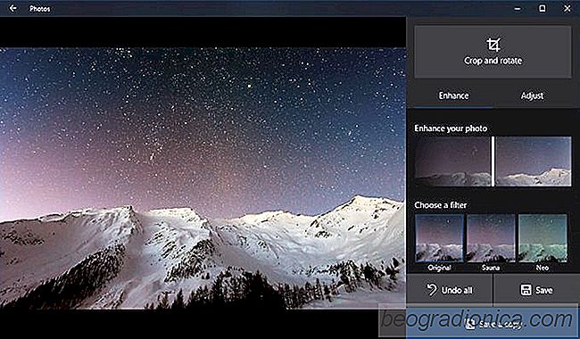 Comment améliorer les images dans l'application Photos sous Windows 10
