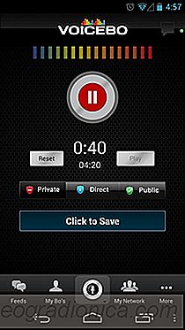 Android App sociální služby hlasových zpráv VoiceBo hits Play Store