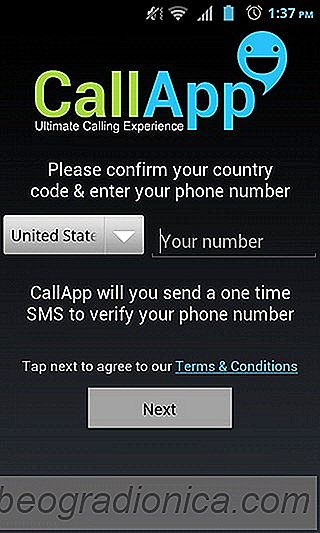 CallApp: Výměna telefonu, sdílení dat a volání VoIP Aplikace Android s integrací sociálních médií