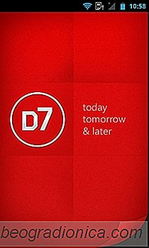 D7 Pour Android: gestionnaire de liste de tâches basé sur le calendrier avec Metro UI