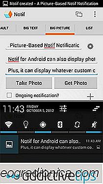 Gerar suas próprias notificações expansíveis com o Notif para Android Jelly Bean