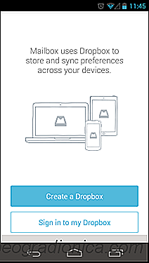 La boîte aux lettres de Dropbox pour Android arrive avec des gestes Swing & Smart Search