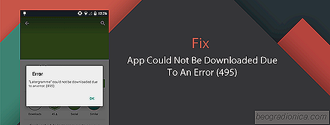 O que eu posso fazer sobre o aplicativo não pode ser baixado Erro (495) [Android]