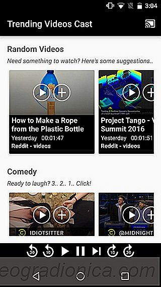 Ajouter un canal de vidéos tendance au Chromecast [Android]