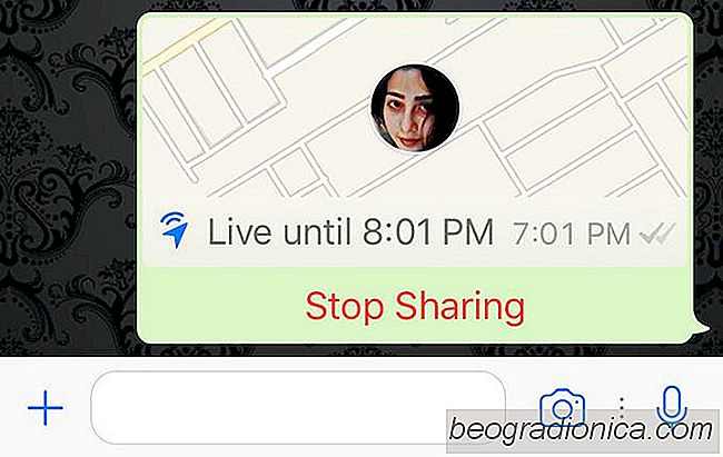 Sådan deler du din live-placering på Whatsapp