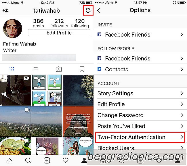 Como ativar a autenticação de dois fatores no Instagram