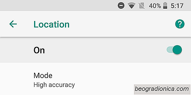 Locatie nauwkeurigheid beheren op Android