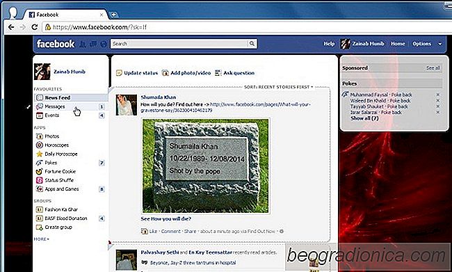Embellir FB: Ajouter des retouches et des arrière-plans personnalisés à Facebook [Chrome]