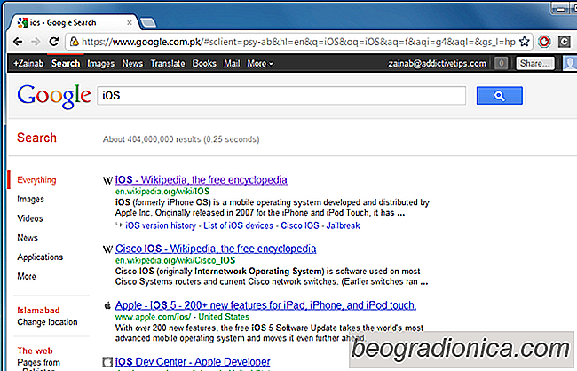 Faviconize Google: Přidejte favicony vedle výsledků vyhledávání Google [Chrome]