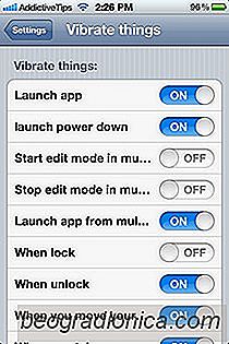 Vibrations zu jedem iOS-System hinzufügen Aktion mit vibrierenden Dingen