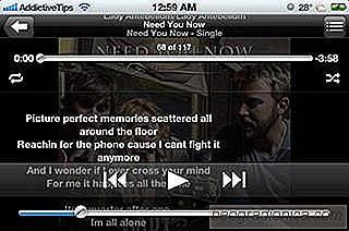 Désactivez CoverFlow dans l'application iPhone Music pour une utilisation en mode Paysage