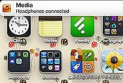 ActionsNotifier affiche des bannières de notification pour différentes actions du système iPhone