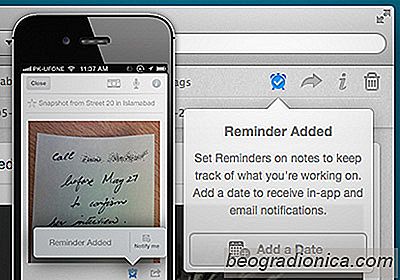 Jak ustawić przypomnienia dla notatek w Evernote na OS X, iOS i Web