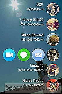 A QuickCall adiciona um painel global de atalhos de chamadas e mensagens para o iPhone