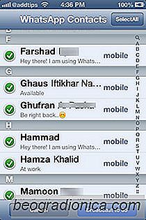 Eliminar el límite de 25 contactos para la mensajería por lotes en WhatsApp para iOS