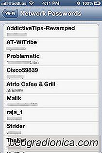 Afficher les mots de passe pour les réseaux Wi-Fi enregistrés sur votre iPhone avec NetworkList