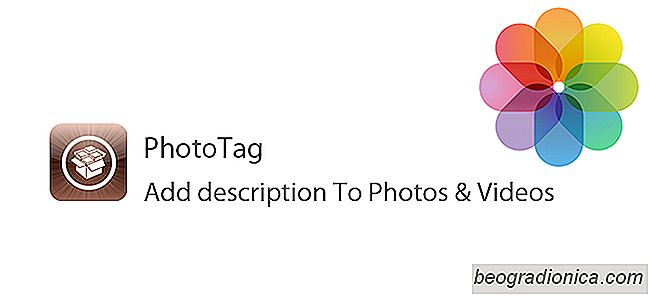 PhotoTag le permite agregar una descripción a sus fotos y videos [Jailbreak]