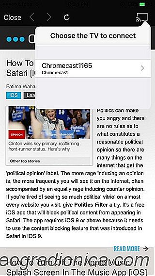 Sådan udgives en til Chromecast fra din iPhone - da.beogradionica.com