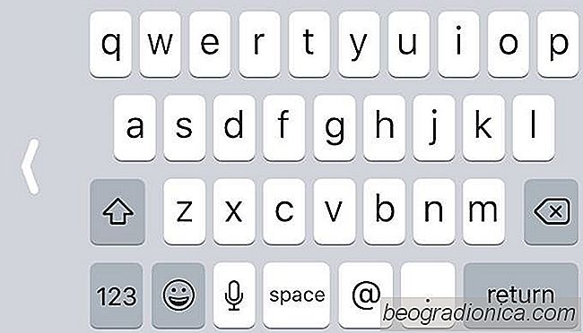 Hoe de eenhandige toetsenbordindeling in iOS 11 mogelijk is