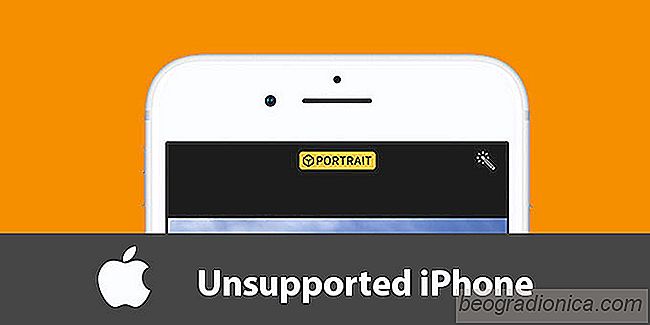 Hur man får porträttläge på en iPhone som inte stöds
