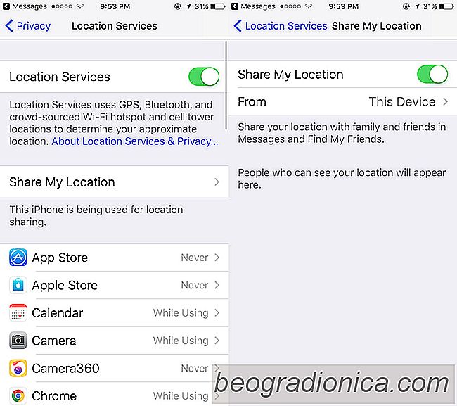 Cómo compartir su ubicación en vivo en mensajes [iOS]