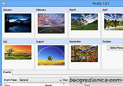 Concevez votre propre calendrier photo sous Windows, Mac et Linux avec Pical