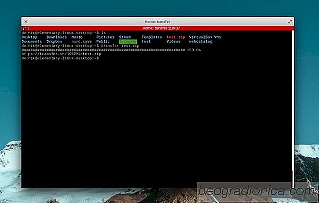 Cómo subir y compartir archivos desde el terminal de Linux con Transfer.sh