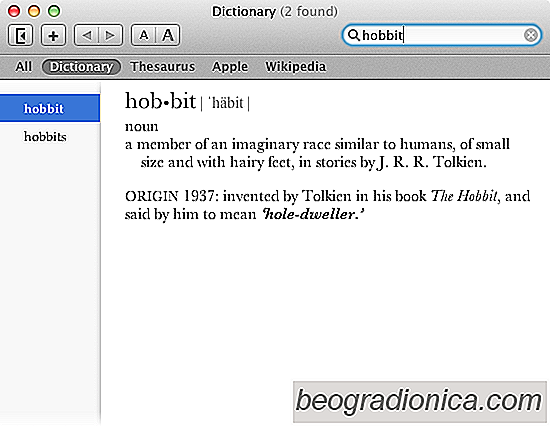BetterDictionary: Lesezeichen-Wortsuche auf Lager Wörterbuch-App [Mac]
