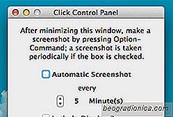 Captura de pantalla periódica Capturas de pantalla de pantallas múltiples en Mac con Click