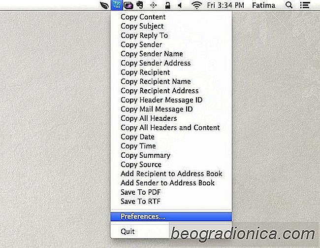 Kopírovat a ukládat obsah e-mailu v e-mailu v operačním systému OS X s poštovními klipy