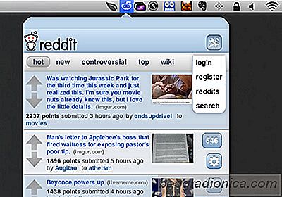 RedditTab est un simple navigateur Reddit qui vit dans la barre de menu Mac