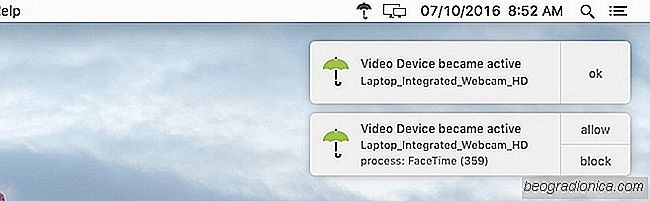 Come ottenere un avviso quando un'applicazione accede alla webcam o al microfono In macOS