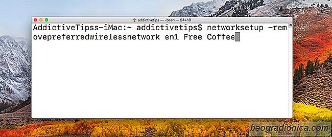 Como forçar o macOS a ignorar uma rede WiFi pública