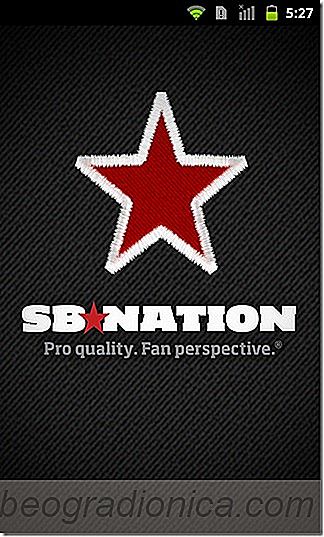 Aplicación oficial para redes de noticias deportivas SB Nation disponible para Android