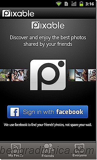 Alpha Build de l'agrégation de photos sociales Pixable Sortie pour Android