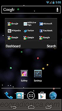 Tableau de bord: Ajoutez jusqu'à 9 emplacements de signets à l'écran d'accueil de votre Android