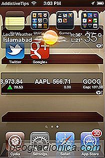 Tableau de bord X: Ajouter des widgets du centre de notifications à l'écran iOS Springboard & Lock [Cydia]