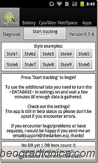 Diagnostika: Monitorování využití zdrojů v reálném čase podle jednotlivých aplikací pro Android