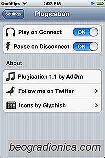 Plugování: Pokračujte v přehrávání hudby Zapněte připojení sluchátek iPhone [Cydia]