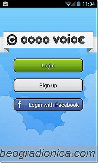 Echtzeit-Foto-, Text- und Voice-Sharing-App Coco-Voice für Android