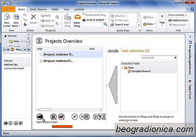Sortera och organisera MS Outlook-objekt enligt projekt med yourMail