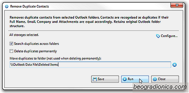 Automaticky odstranit duplicitní kontakty ze složek aplikace Outlook 2010 [doplněk]
