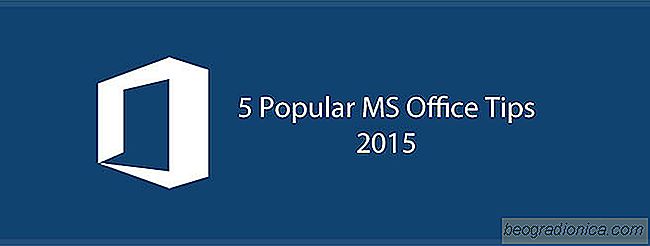 5 Consejos populares de MS Office de 2015