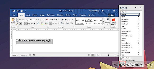 Cómo crear estilos de rumbos personalizados en MS Word